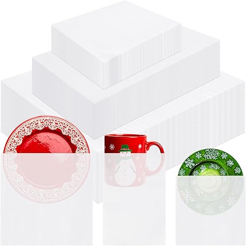 Zhanmai 300 bolsas de espuma de cojín de 3 tamaños, fundas de embalaje de placas para mudanza, suministros de mudanza de espuma para envío,