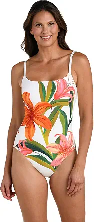 La Blanca Women's One Piece Swimsuit with Tummy Control