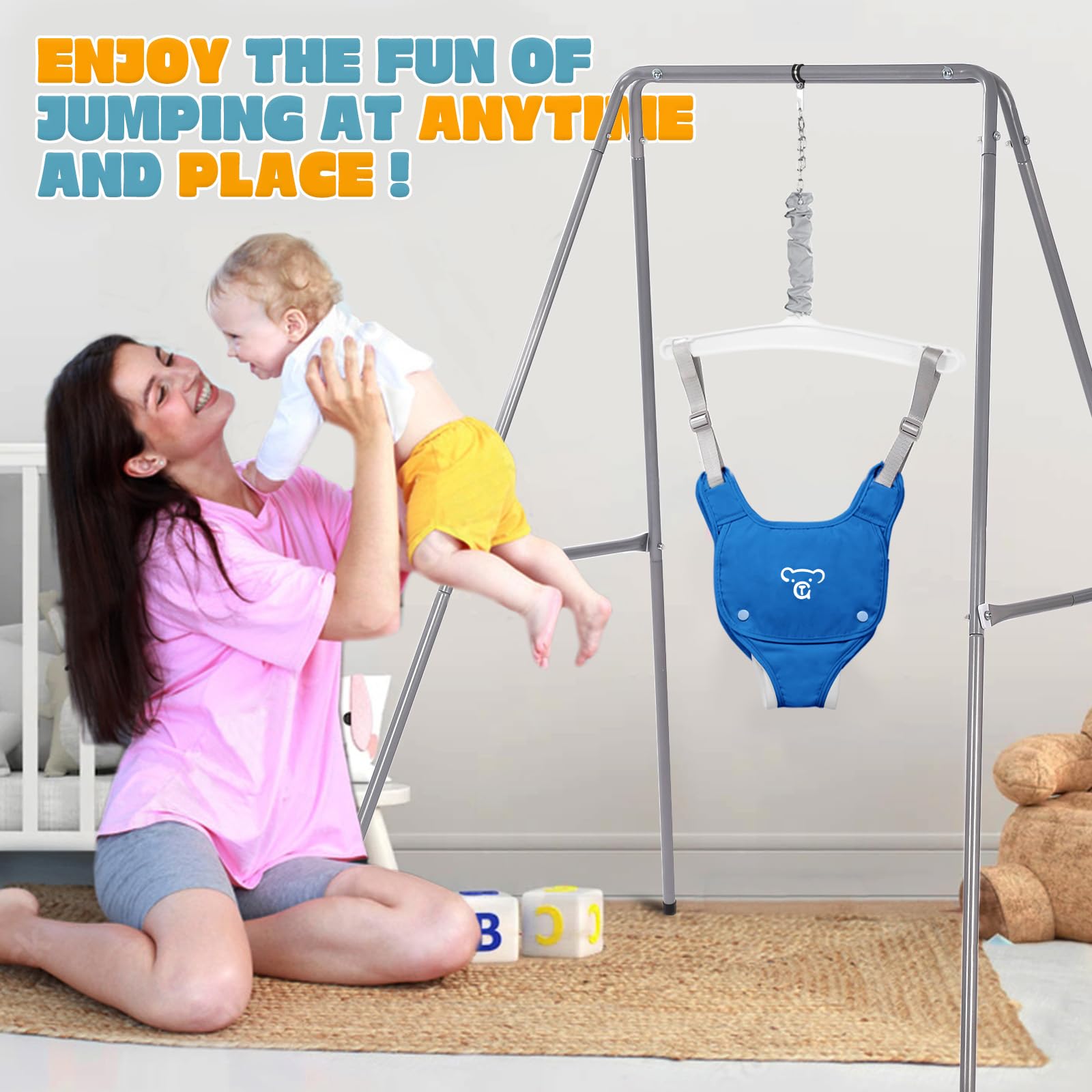 Amazon.com : Baby Jumper with Stand, Baby Jumpers and Bouncers