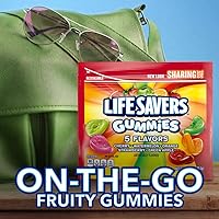 Vista 8 de LIFE SAVERS Gomitas de verano de 5 sabores, tamaño compartido, bolsa de 14.5 onzas