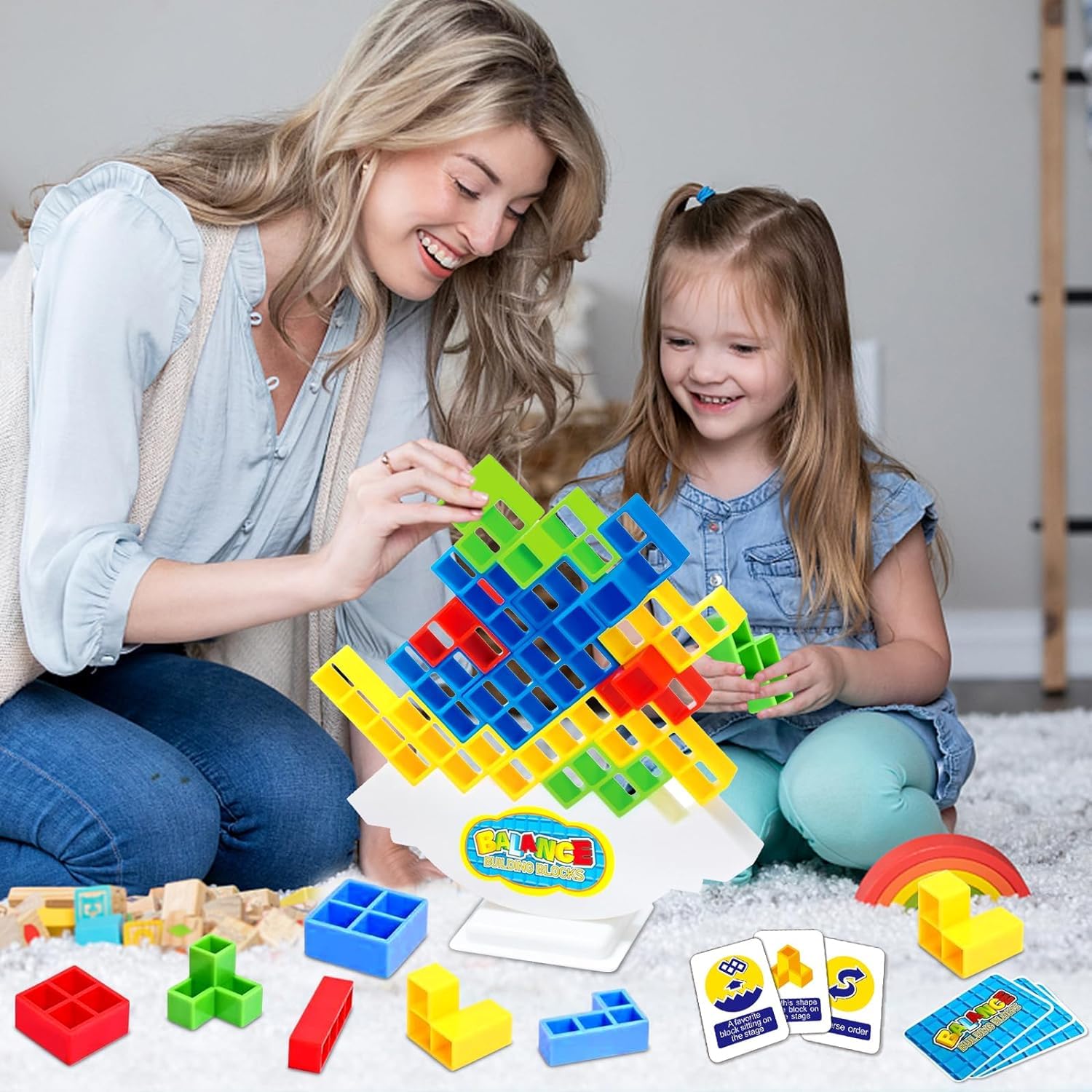 Tetra Tower Stapelspiel - 32 Teile Balance-Spaß Für Groß & Klein