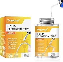 Fengyang® Liquid Insulating Tape, Electric Insulating Gel, Liquid Insulating Glue, Liquid Insulating Rubber Layer, Liquid Insulation Tape, Liquid Insulation Electrical Tape (White)