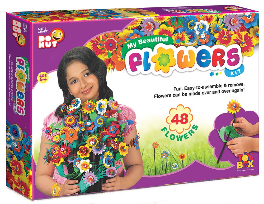 Buy C. KREUL Toysbox My Beautiful Flowers Kit - 48 Online at Low