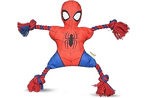 Marvel Spiderman Rope Flyer Dog Toy
