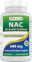 Vista 4 de Best Naturals 5-HTP (5-hidroxitriptófano) 100 mg y NAC - N acetil cisteína 600 mg