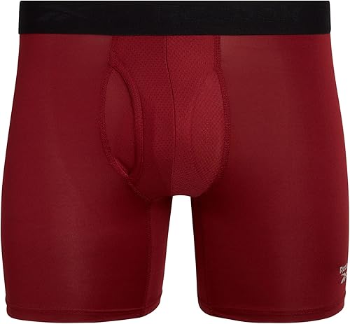 Miniatura 3 de Reebok Men's Boxer Briefs - 8 Pack Performance Mens Underwear Boxer Briefs with Fly Pouch - Underwear for Men Pack (S-XL)