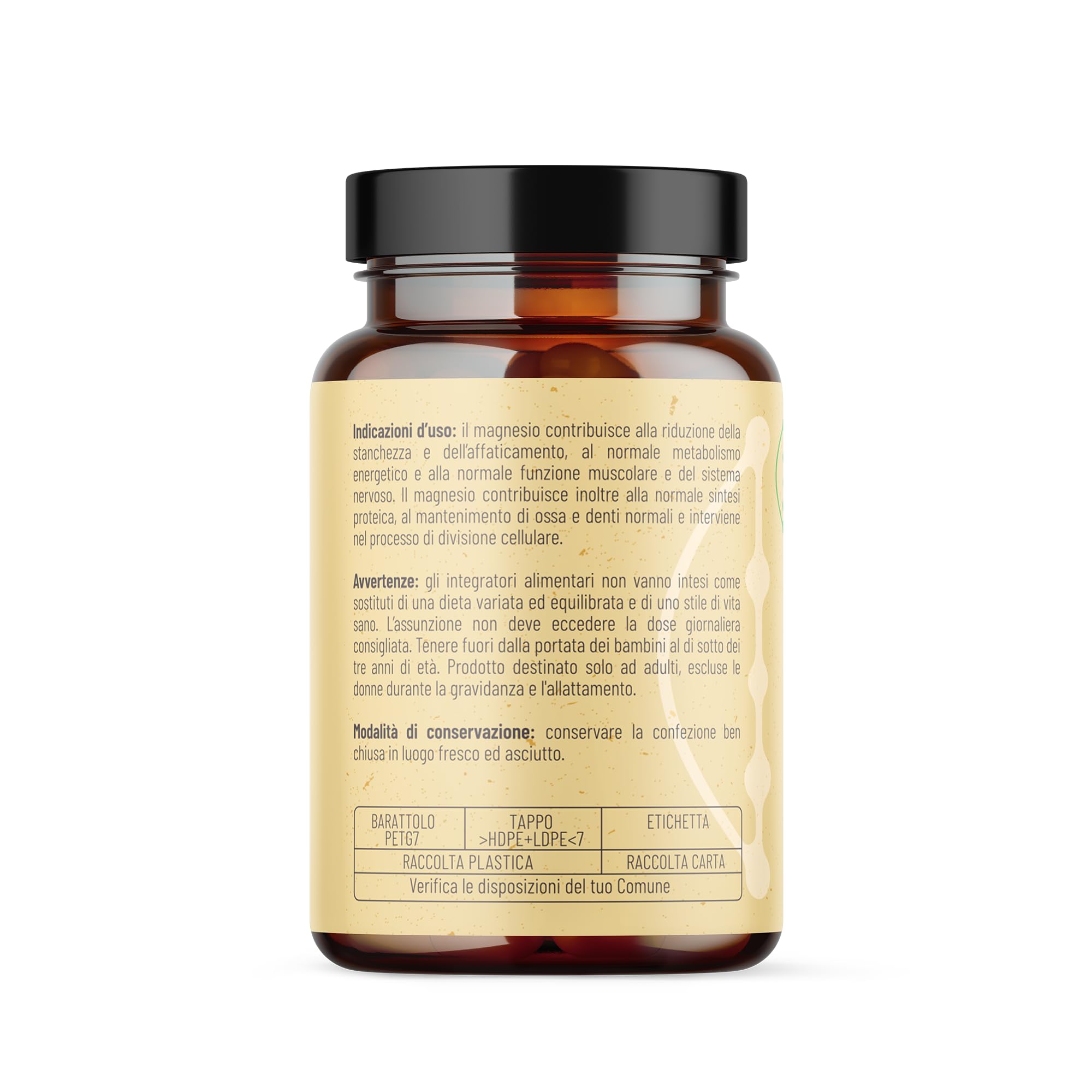 NOVIQA Magnesio L-Treonato Magtein® 2000 mg, 60 Compresse, Integratore Magtein Magnesio Treonato Puro ad Alta Biodisponibilità, Concentrazione, Memoria, Riduzione Stanchezza Mentale, Vegan