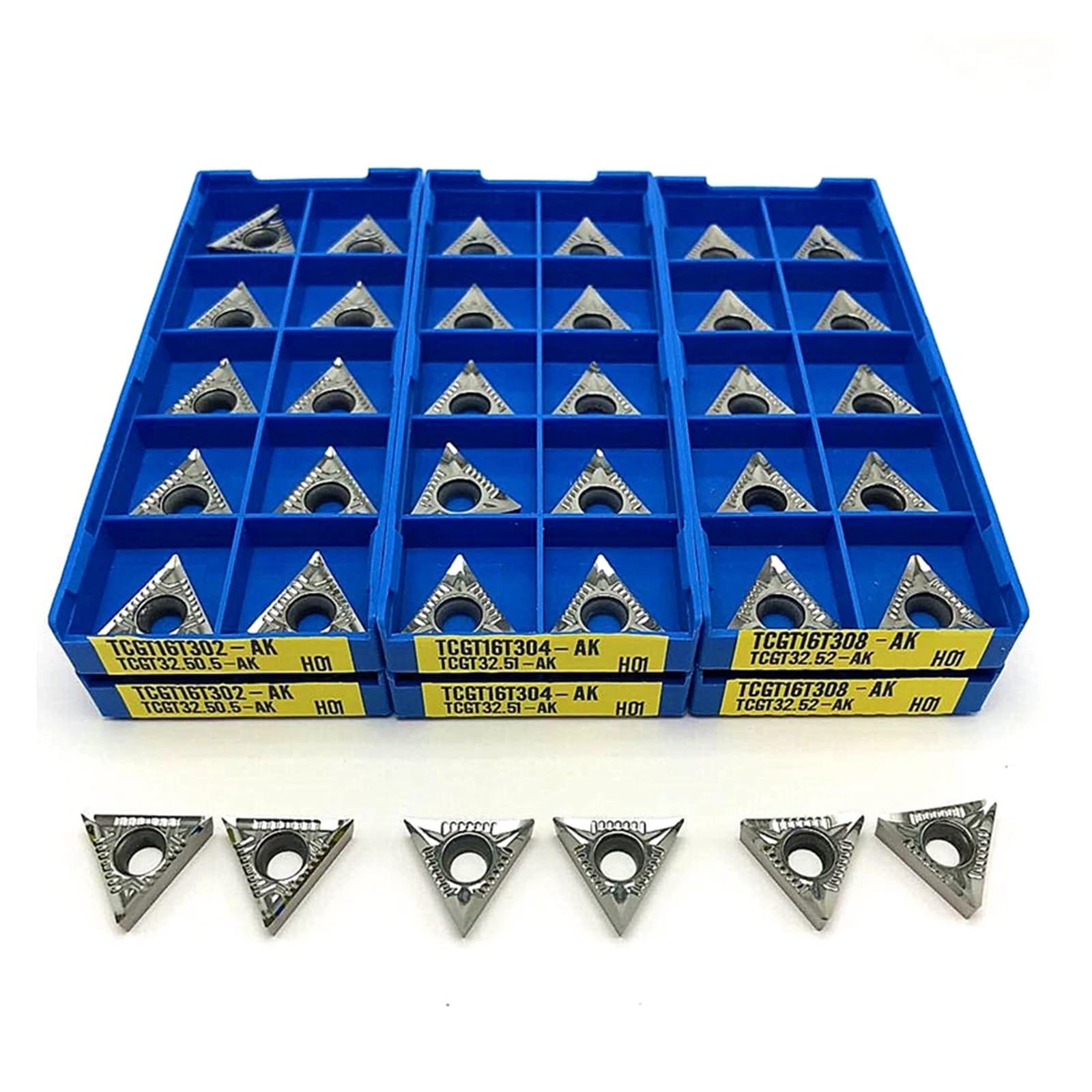 Insert TCGT16T304 H01 pour éviter l'adhérence de l'aluminium au tour