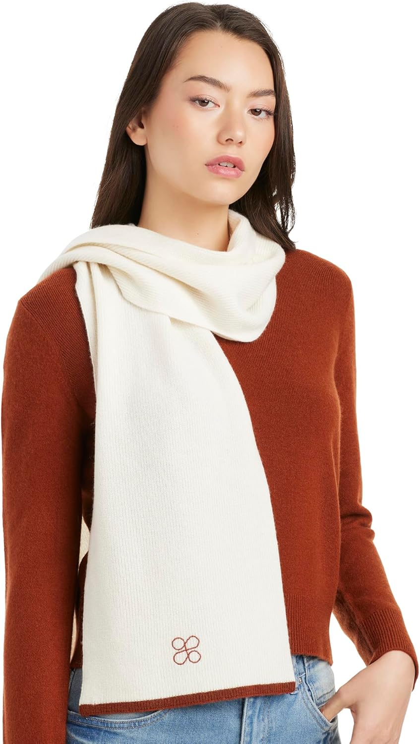 Unisex Cashmere Scarf – 100% Pure Cashmere, Soft Luxury Winter Wrap