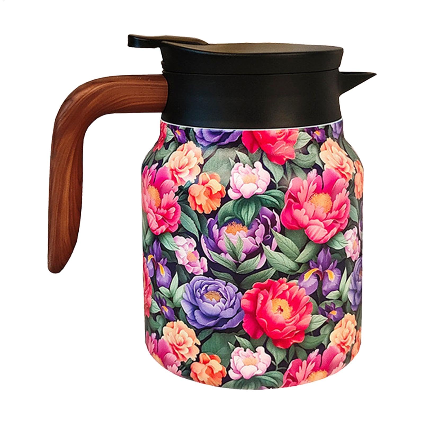 Hervidor de té vintage floral para tus desayunos en familia
