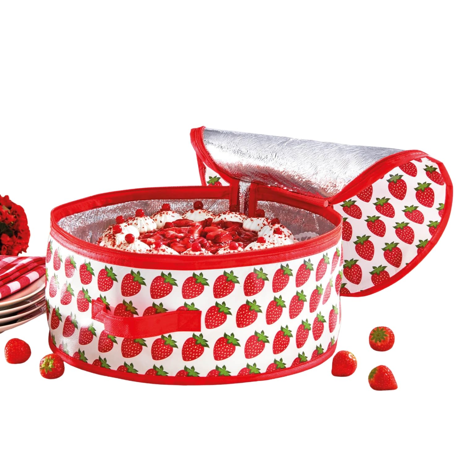 Sac Isotherme Rond Thermique Réutilisable Pour Pique-nique, Sac De