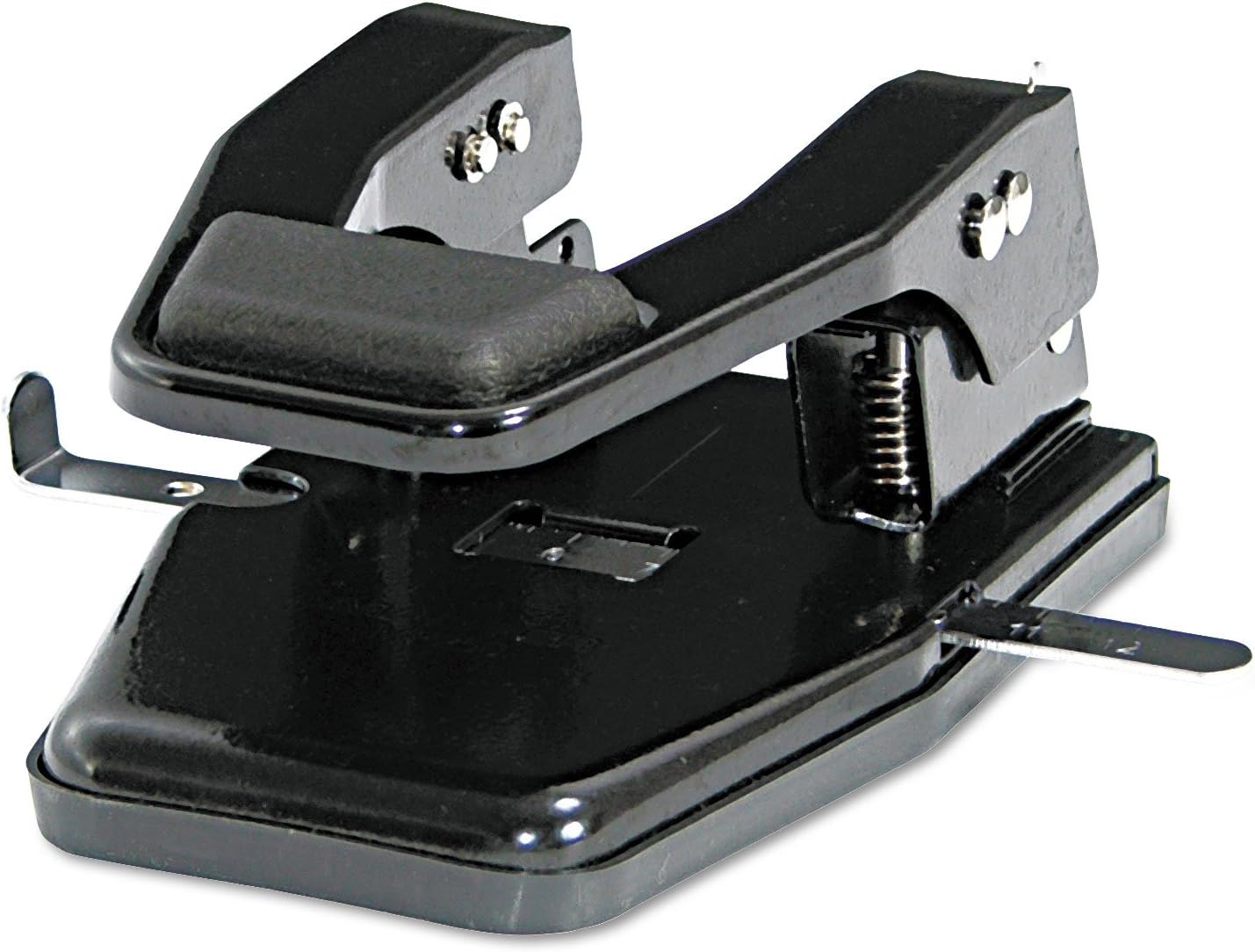 MasterMP250 40-Sheet Heavy-Duty Two-Hole Punch, 9/32-Inch Holes, Padded Handle, Black