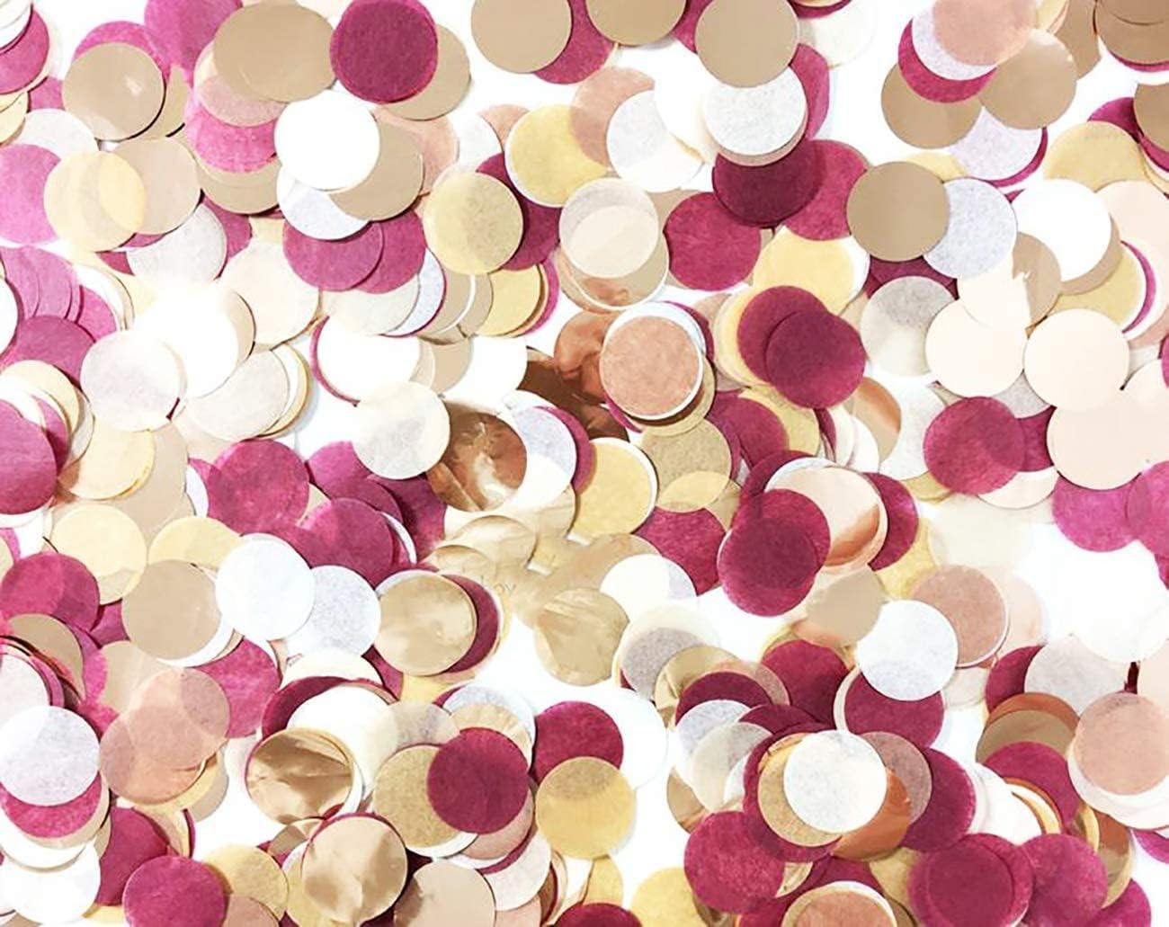 Burgund Gold Tan Confetti, bordowy, złote dekoracje imprezowe zaręczynowe, bordowe dekoracje imprezowe, bordowe złoto dekoracje stołu urodzinowego
