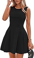 PRETTYGARDEN Women's A-Line Sleeveless Mini Dress 2026: Elegant Cocktail Party, Work, Graduation Summer Short Dress