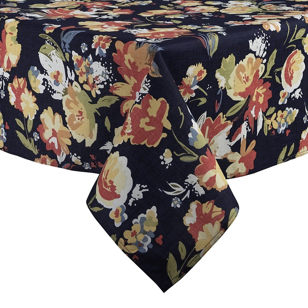 Fiesta Arabella nappe cobalt anti-tache lavable pour table propre