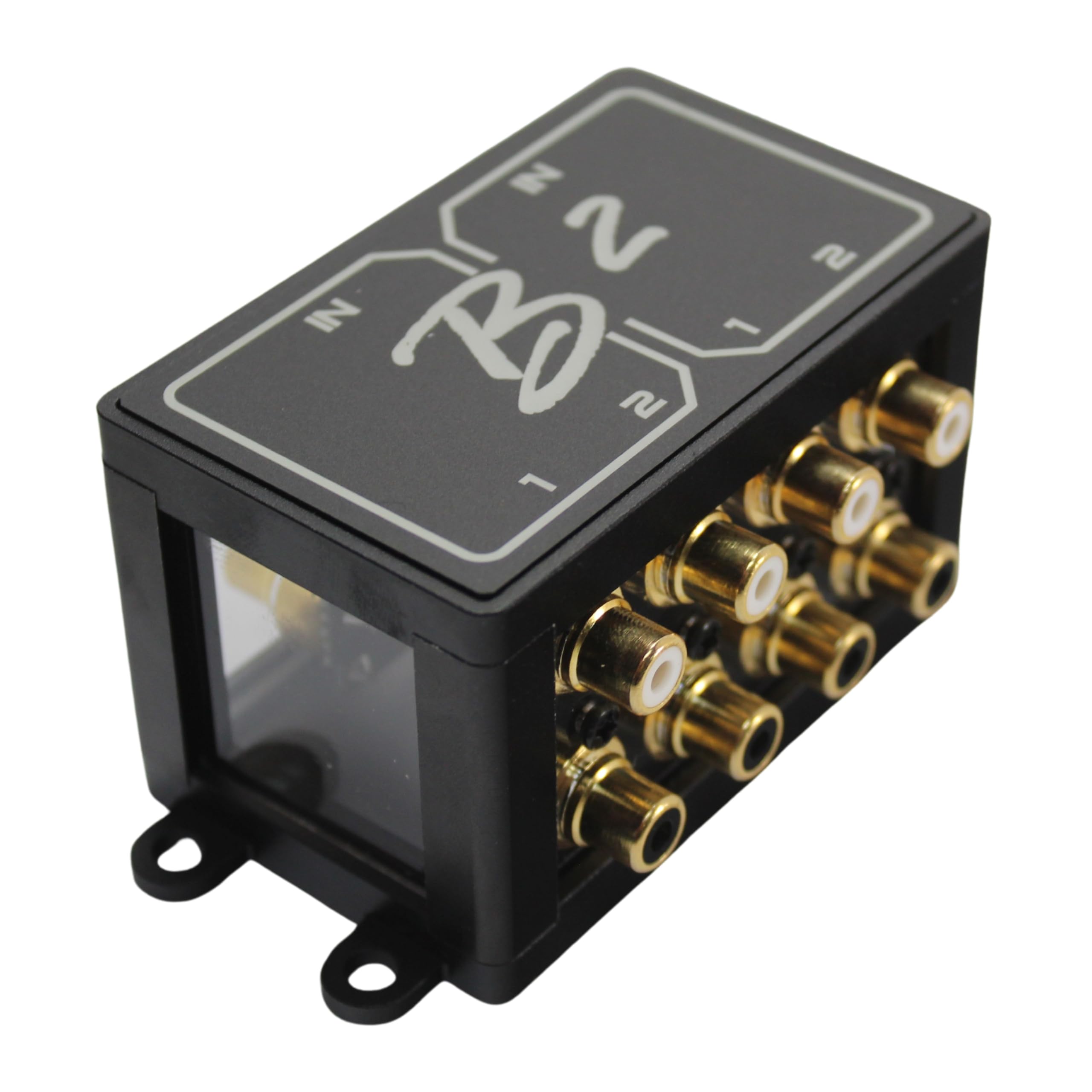 B2 Audio 2 a 4 pares Cockbox RCA Splitter Bloque de distribución