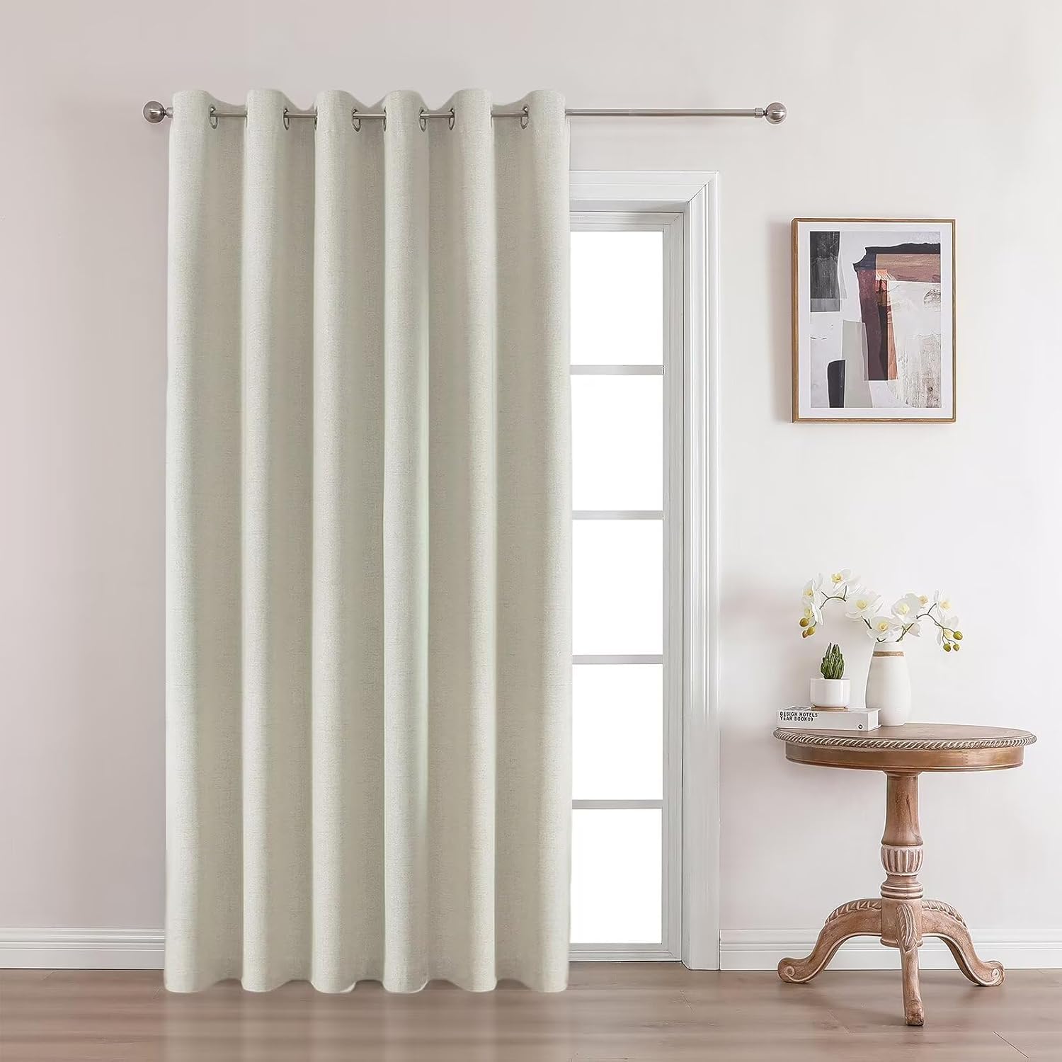 Joydeco Thermal Door Curtain for Winter 52 x 90 Inch Drop 1 Panel