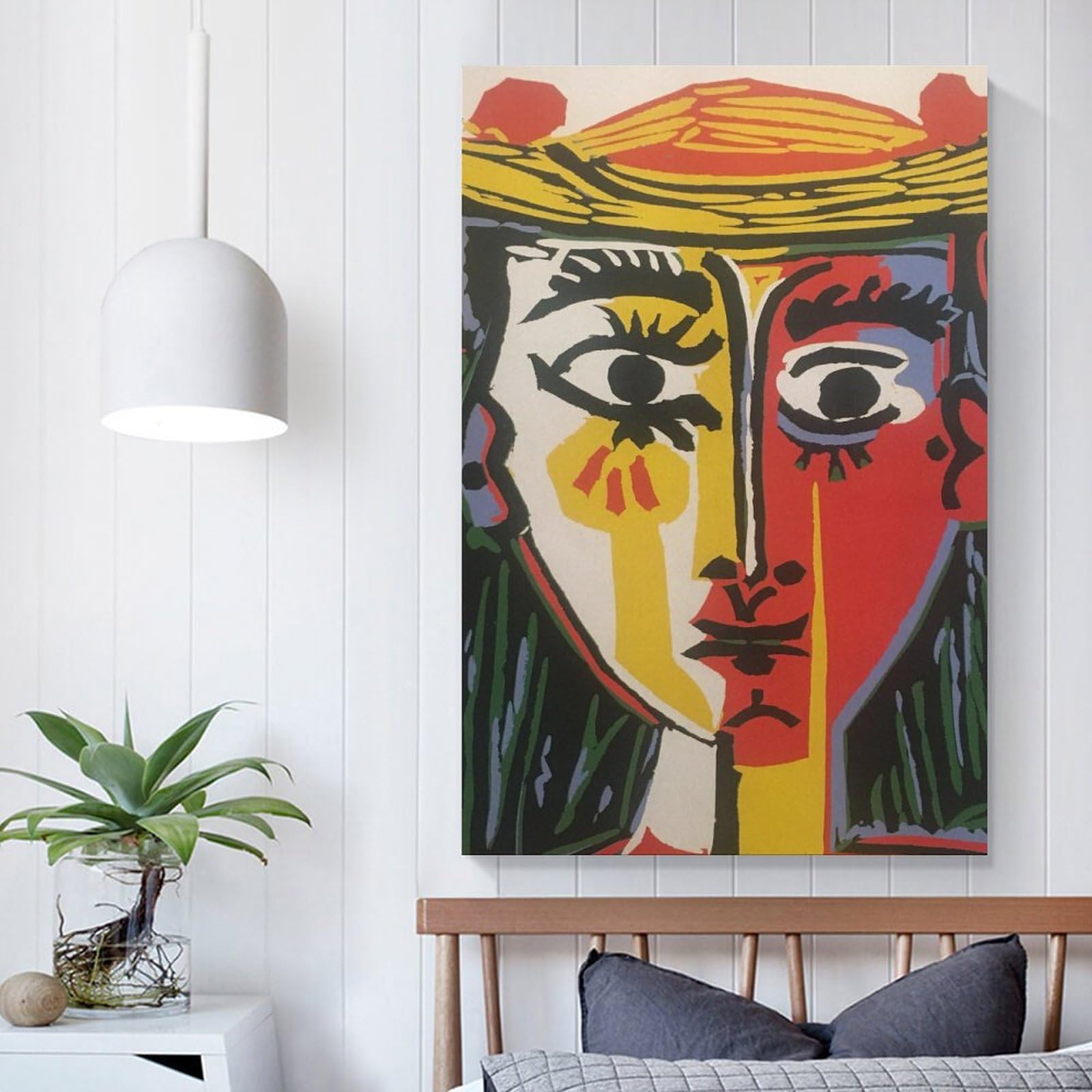 楽天市場】ピカソ 絵画 帽子を被った婦人 アートポスター 送料無料