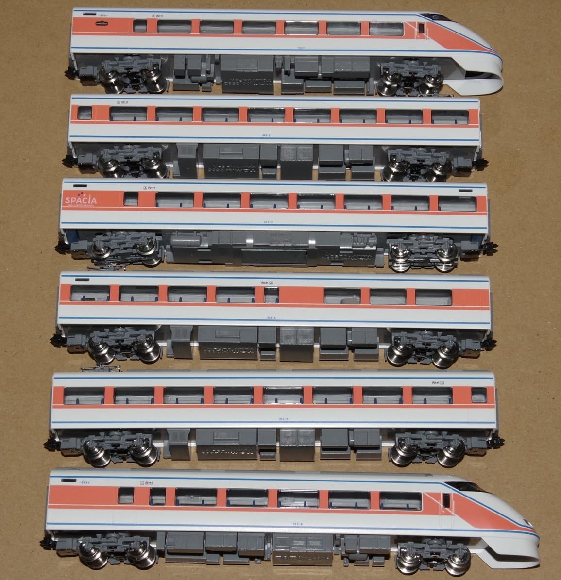 TOMIX 98630 東武100系スペーシア（サニーコーラルオレンジカラー