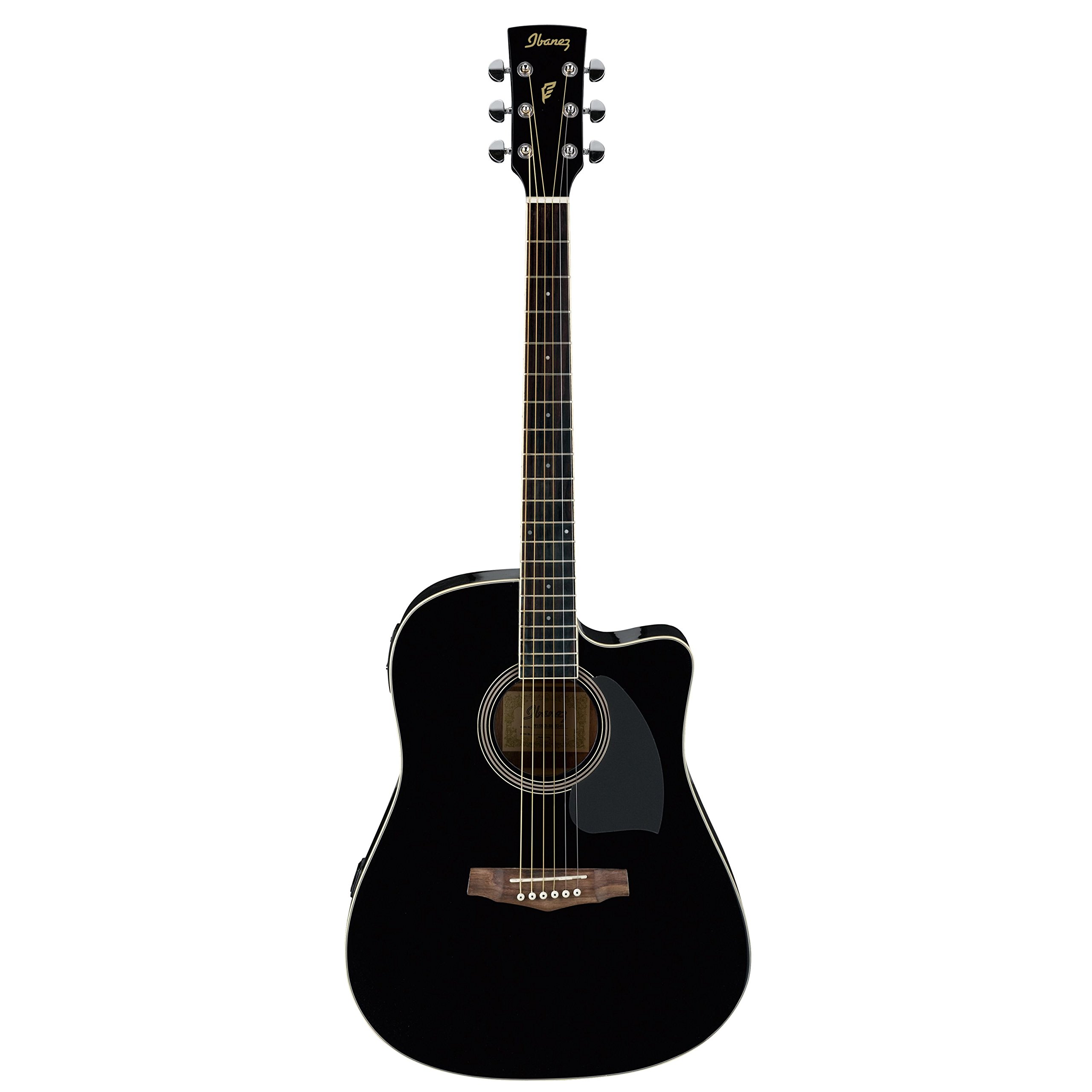 Ibanez PF15ECE-BK chitarra elettroacustica nera