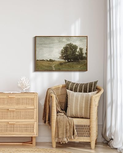 Miniatura 10 de ARPEOTCY Arte de pared enmarcado floral, arbustos de rosas de jardín, decoración de baño, arte estético, arte de lienzo de 9 x 11 pulgadas,