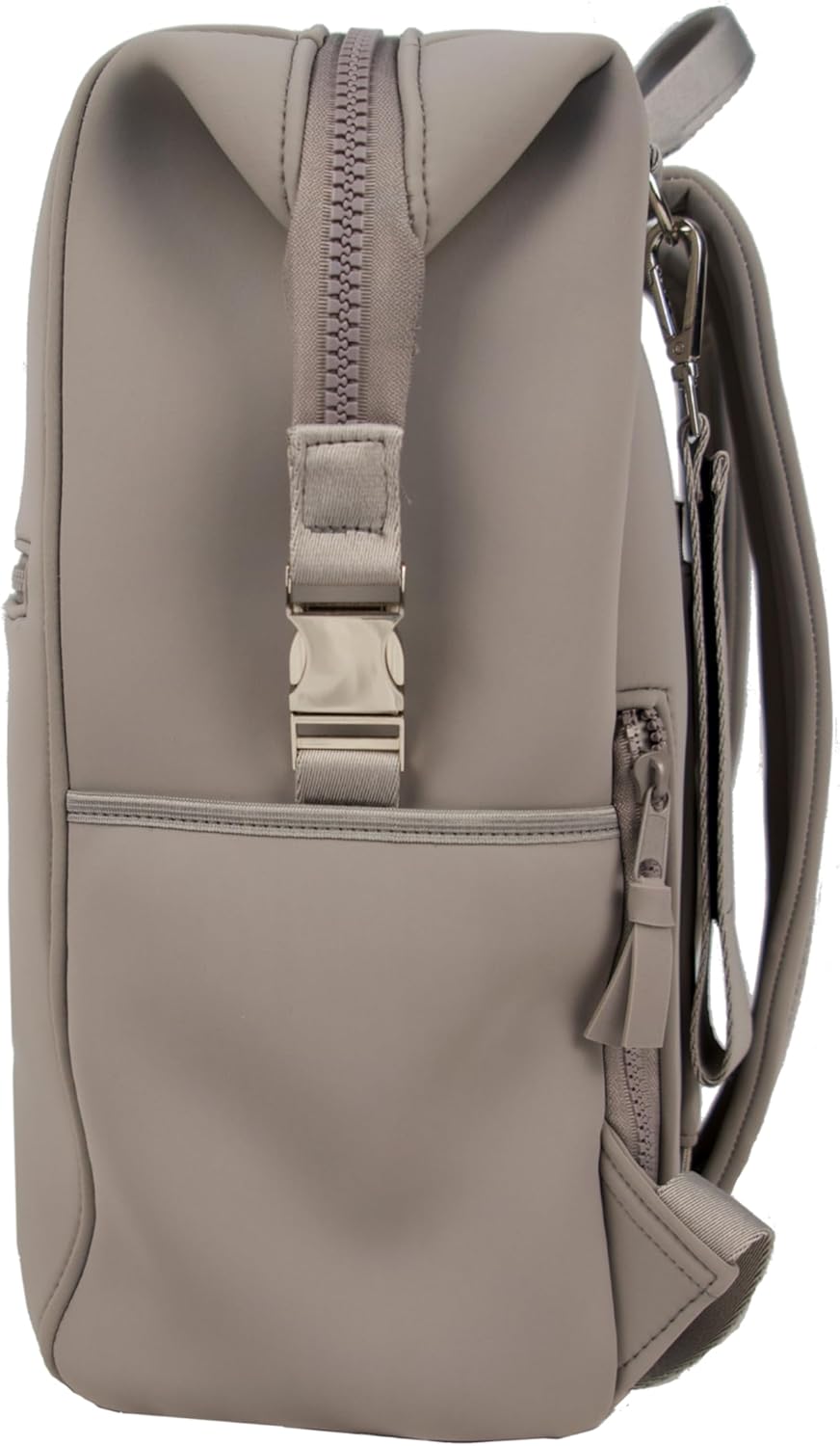 NO.VII Diaper Bag Backpack with Changing Pad, Stroller Straps, Insulated Bottle Pouch, Luggage Sleeve, Neoprene