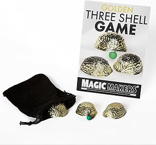 Magic Makers Golden Three Shell Game Magic Trick Kit