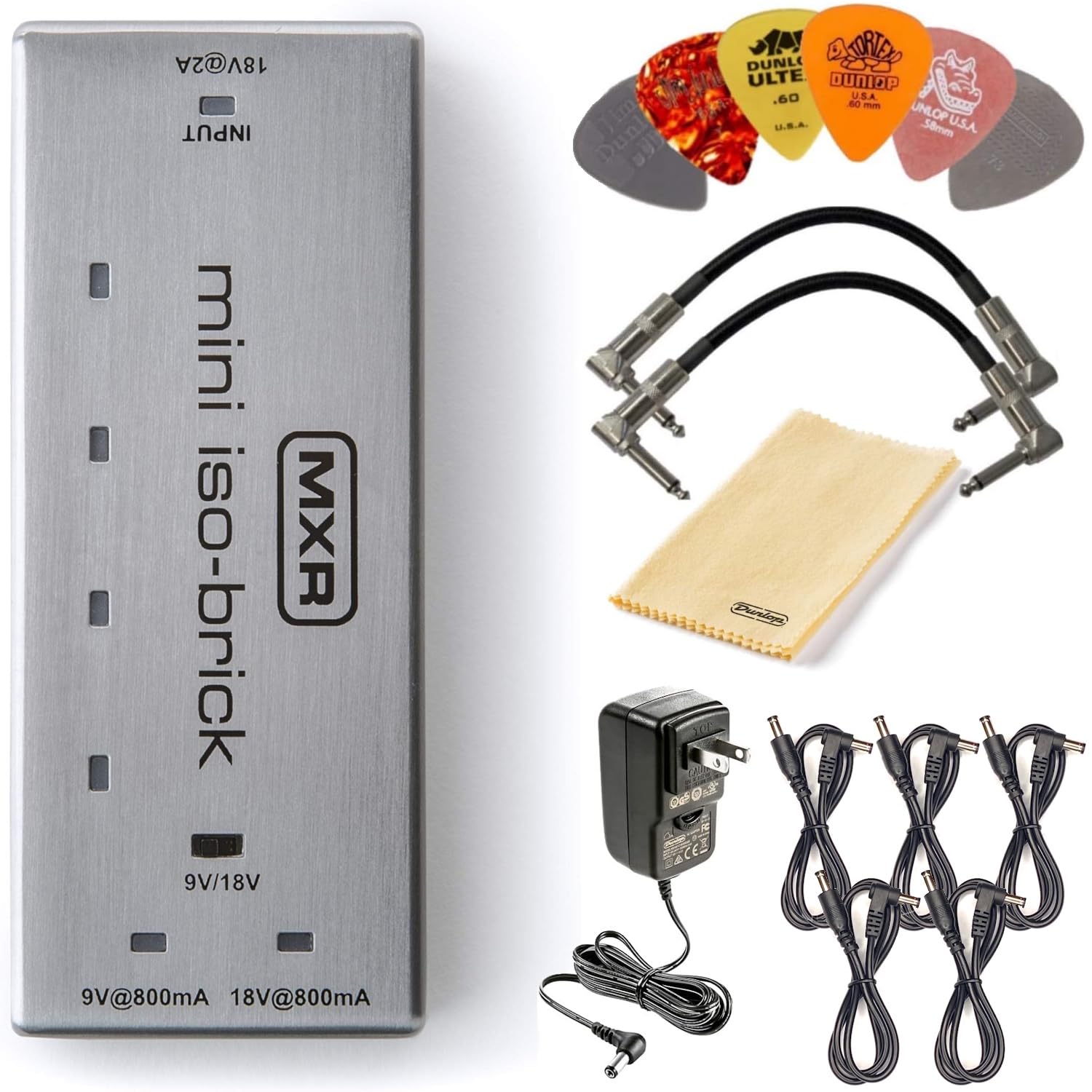 Amazon.com: MXR M239 Mini Iso-Brick Power Supply Bundle with 2