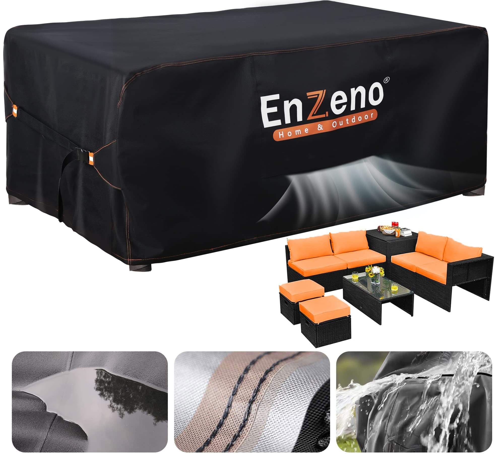Enzeno Garden Furniture Cover Waterproof 250 x 150 x 90 cm
