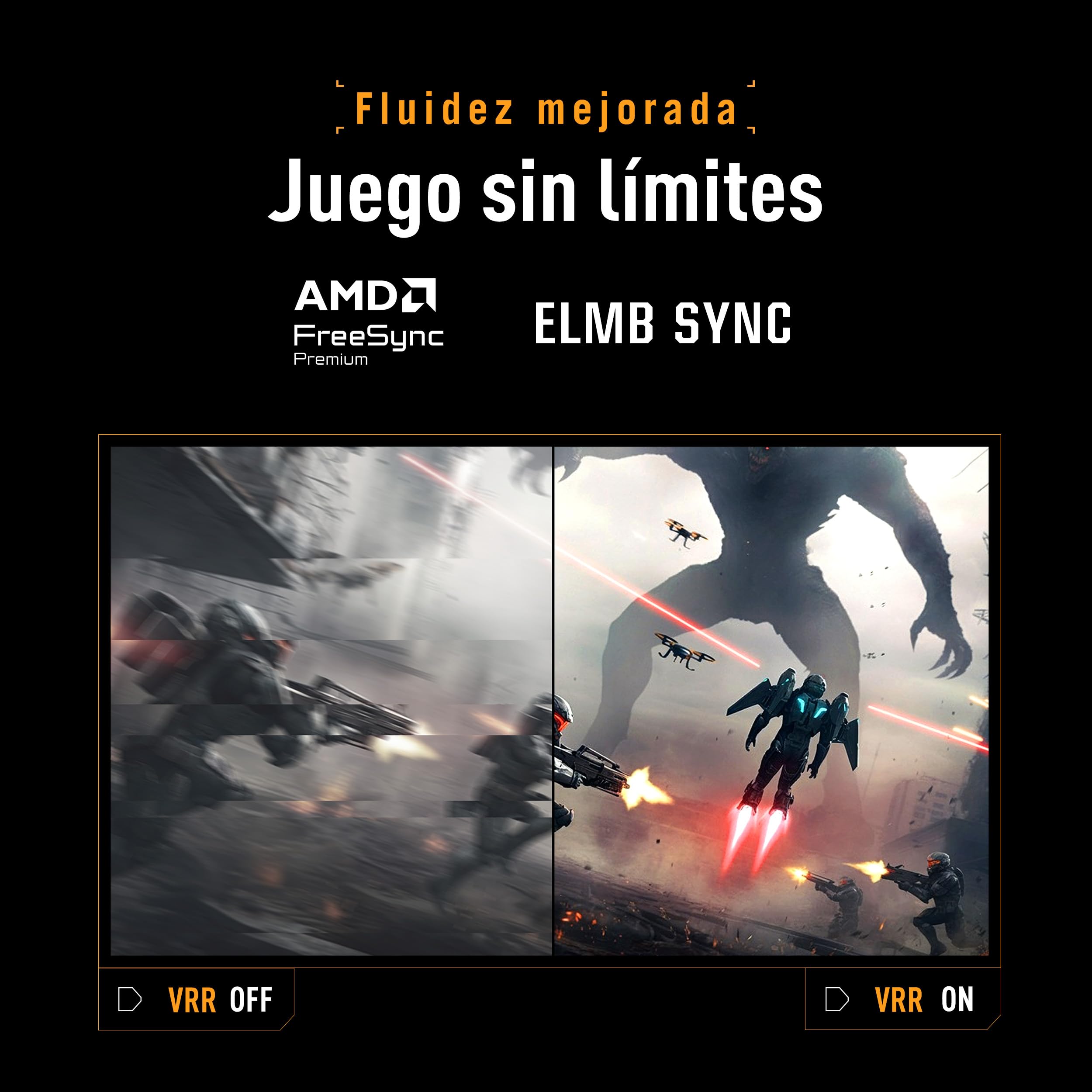 ASUS TUF Gaming VG34WQML5A - Monitor con Panel Fast VA WQHD de 34 Pulgadas, diseño Curvo, 250 Hz, 0,5 ms, AMD FreeSync Premium, ELMB, VESA DisplayHDR 400, 95% DCI-P3, DisplayWidget Center, Gaming AI