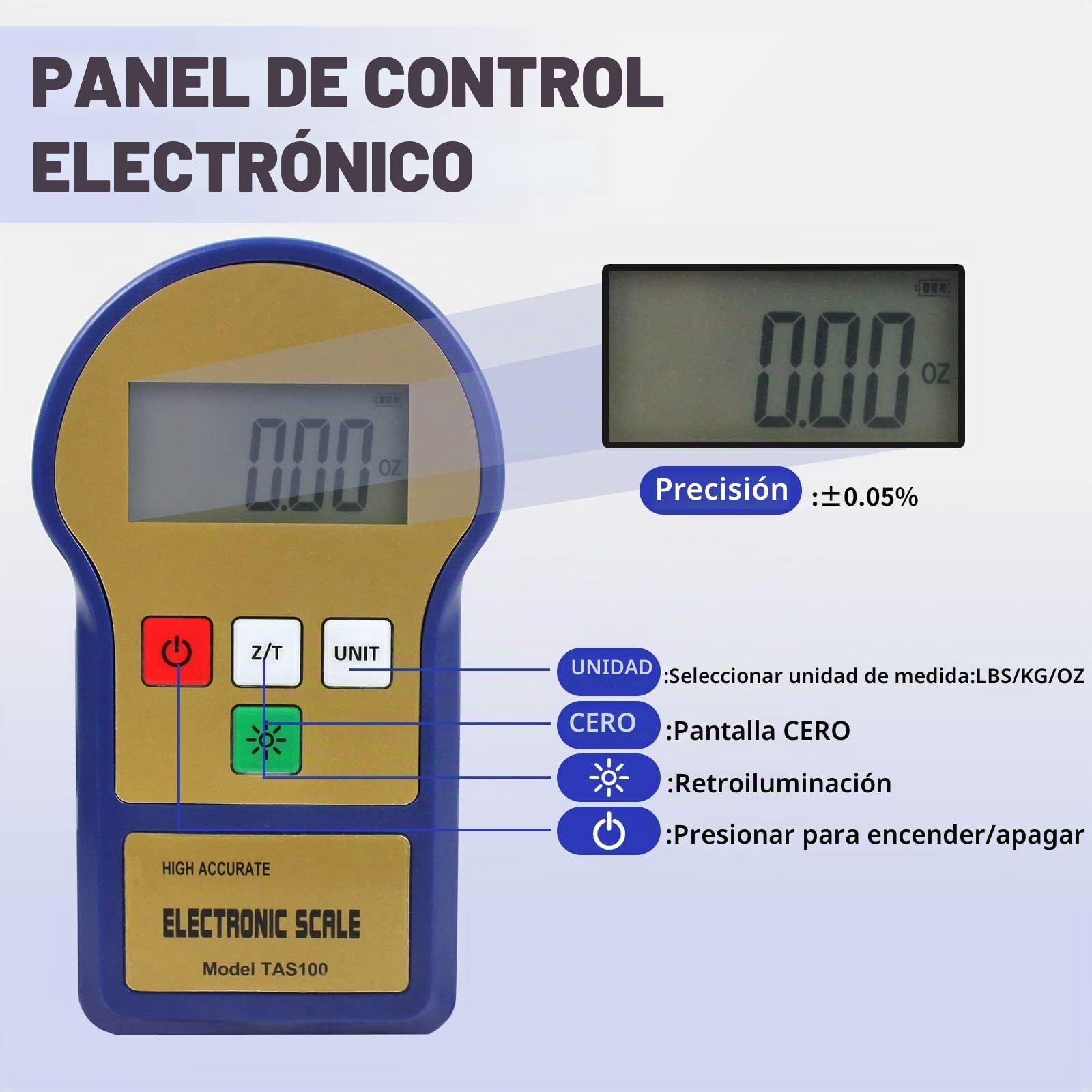 BACOENG Báscula Electrónica Refrigerante la Medida Más Pesada 100KG Pesadora de Carga de Refrigerante Escala de Peso Digital para HVAC y AC Alta Precisión