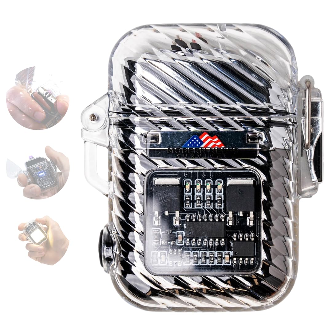 Briquet électrique plasma MODERNE NEEDS avec lampe de poche intégrée