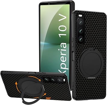Xiaomi 17 Pro Max Case, MagSafe Compatible, Ring 360  Rotating Stand Function, Supports Both Vertically and Horizontally, Anti-Slip, TPU Material, Thin, Lightweight, Anti-Fingerprint, Anti-Yellowing