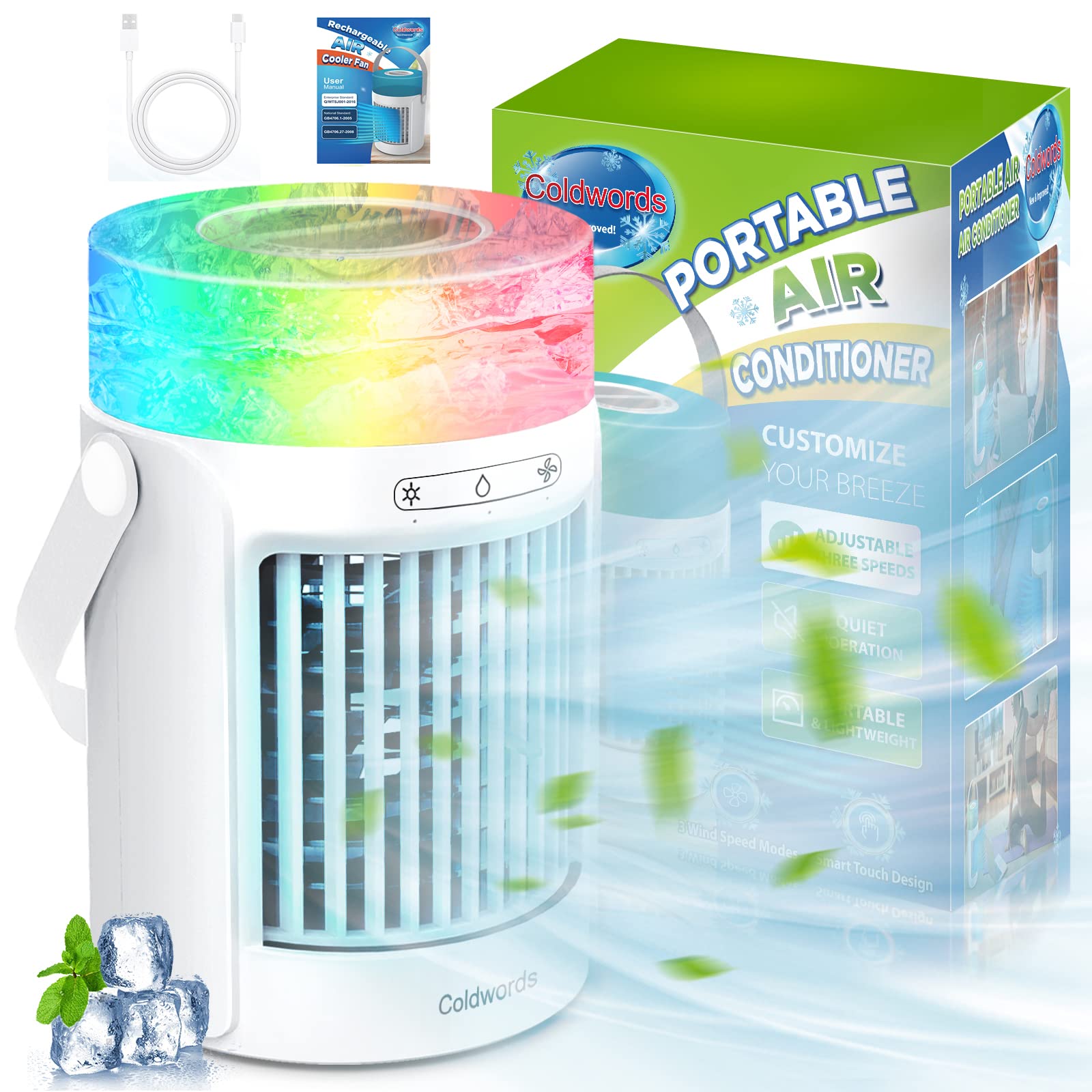 Buy Portable Air Cooler Evaporative Air Cooler 3 In 1 Portable Air