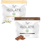 Grass-Fed Whey Protein Isolate Bundle – Vanilla & Chocolate, 2lb Each (4lb Total) – All Natural, Hormone-Free, Low Carb, Stevia Sweetened, Keto & Gluten-Free Protein Powder