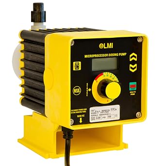 LMI Metering Pump C121-465SI. 4.0 GPH / 100 psi. 4FV 3/8" tubing. PP Head and Fittings