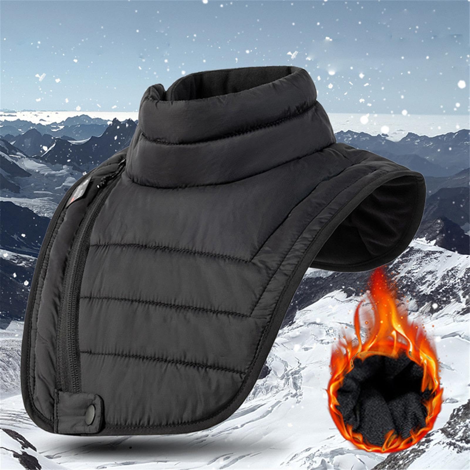 Sciarpa invernale per moto, protezione per il collo della moto | Calda protezione per il torace invernale | Scaldacollo da equitazione antivento, copricollo invernale impermeabile traspirant