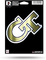 Vista 55 de Rico Industries NCAA - Calcomanía metálica troquelada de 5 x 7 pulgadas (decoración automática o para el hogar)