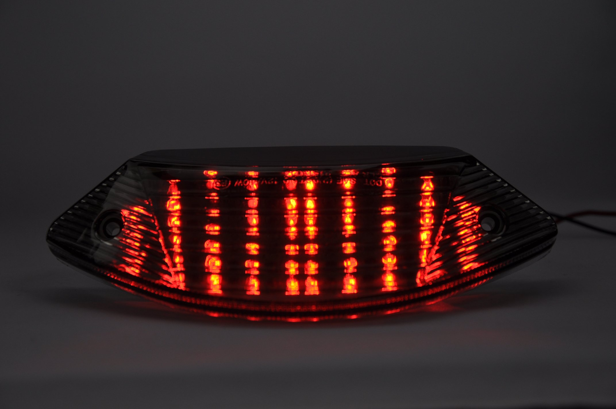 illuminazioni Topzone lenti fumè moto LED fanale posteriore freno