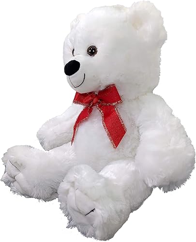 Miniatura 9 de Anico Oso marrón miel navideño de 20 pulgadas con cinta a cuadros, oso de peluche, animal de peluche suave para regalar y decoración de temporada
