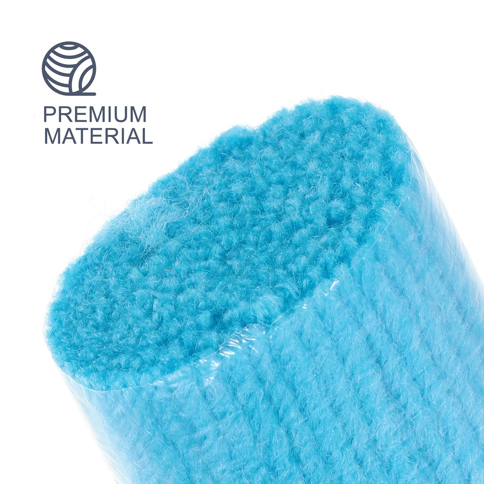 EXCEART 30 Rollen vorgeschnittene Garne, bunte Garnbündel, vorgeschnittenes Teppichgarn, DIY Knüpfhaken, Garn für Handarbeit, Basteln, Nähen, Stricken