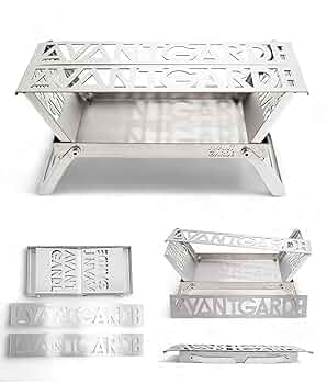 焚き火台 ステンレス製 折りたたみ式 Amazon | 焚き火台 折りたたみ 無骨デザイン コンパクト収納