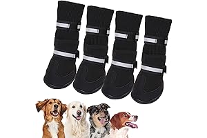 SUNFURA Warm Dog Boots for Winter - Essentials for Paw Protection