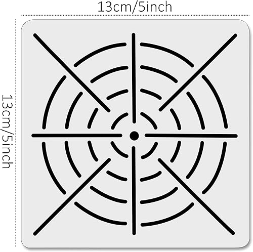 Miniatura 5 de Augshy Juego de herramientas de punteado de mandala, 19 piezas, herramientas de punteado, plantilla de mandala, bola, lápiz capacitivo, bandeja de