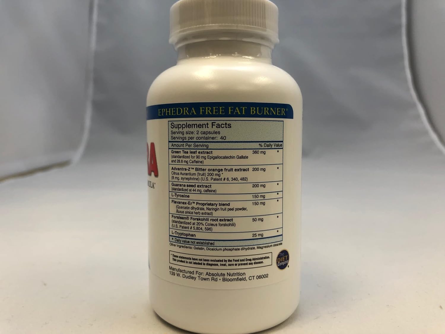 Absolute Nutrition Thermogenic Fat Burners, Nophedra Capsules, 80 Count Bottle : Health & Household