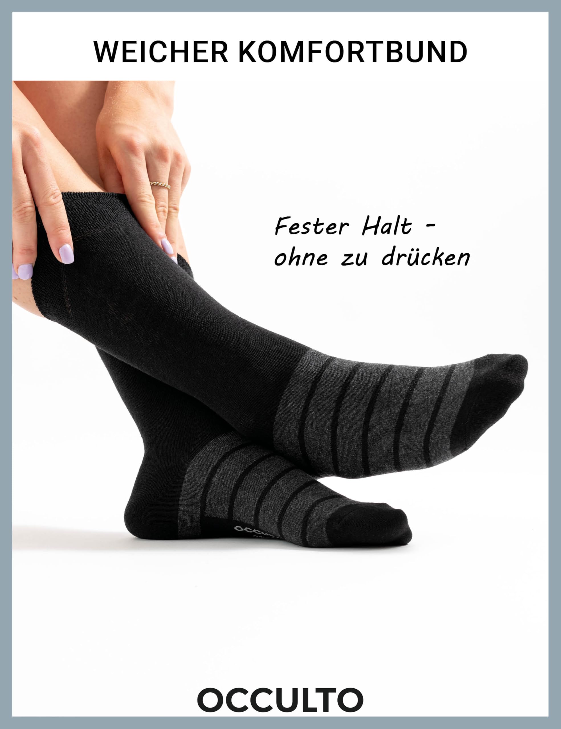 Occulto Damen Farbige Socken 10er Pack (Modell: Laura)