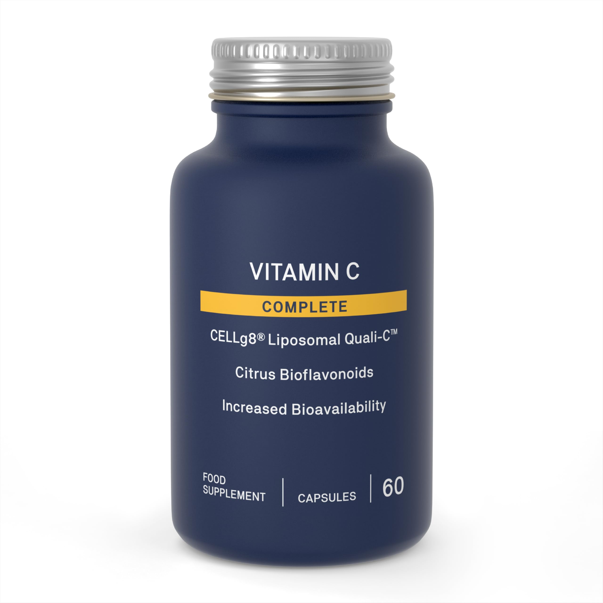 Natroceutics Vitamin C Complete, Liposomal Vitamin C Capsules with Citrus Bioflavonoids & Quali-C, Gentle Daily Immune Support, Vegan, Once-a-Day - 60 Capsules