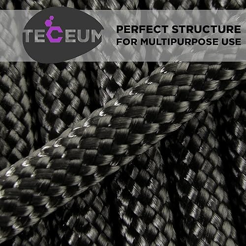 Miniatura 71 de TECEUM Cuerda de paracaídas de 750 libras – 1000 pies / 200 pies / 120 pies / 100 pies / 50 pies – Cuerda de paracaídas para campamento, Camuflaje