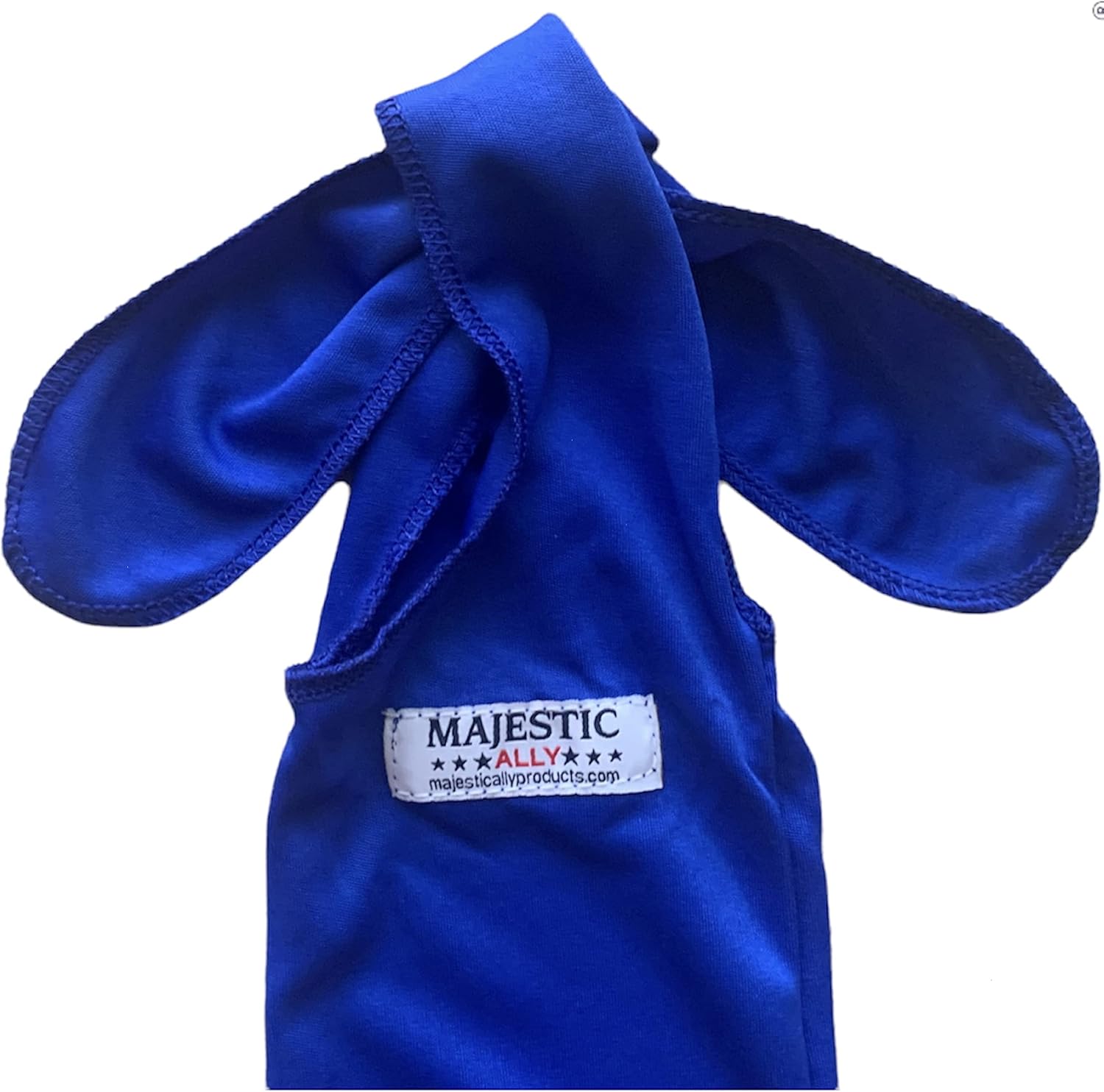 Majestic Ally Lycra Tail Bag for Horses - to Keep The Tail Clean and Protected - Set of 2 (Royal Blue)