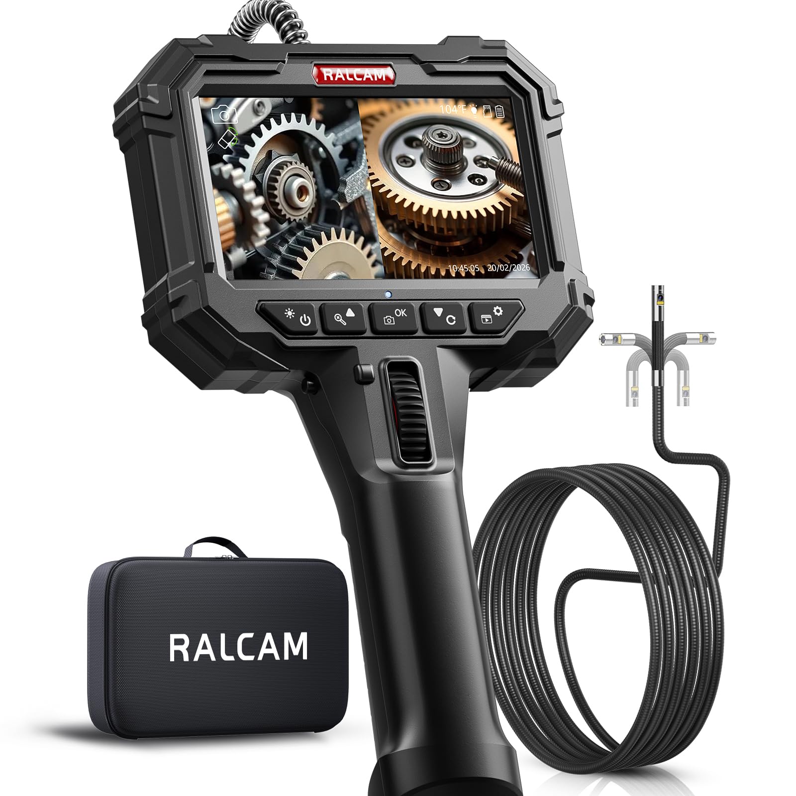 Ralcam Borescope: 10FT Inspection Camera -1